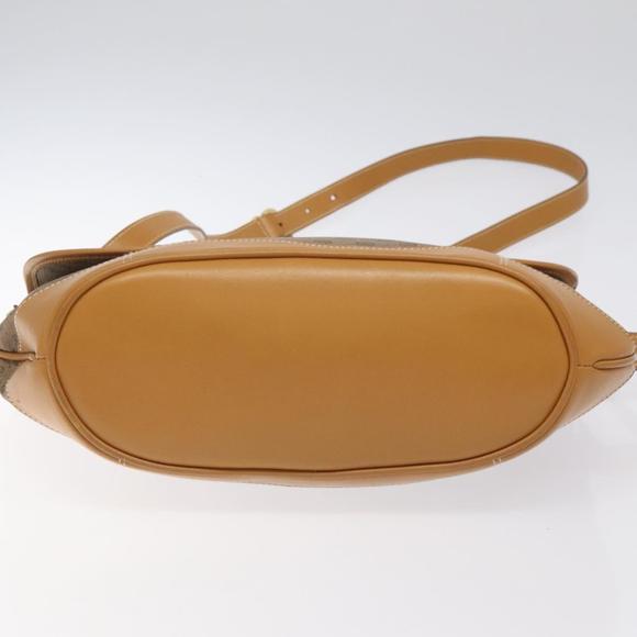GUCCI Micro GG Supreme Shoulder Bag PVC Beige Gold Auth BA2767 - Picture 9 of 16